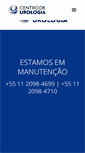 Mobile Screenshot of centrodeurologia.com.br